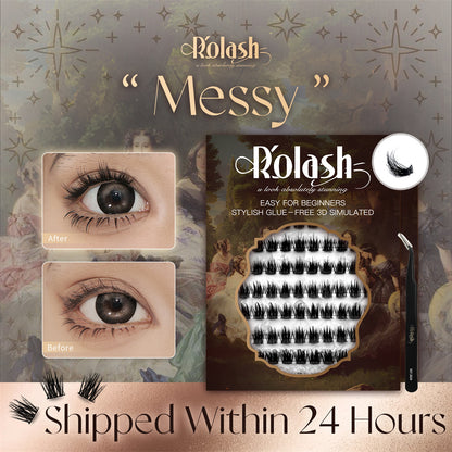 Rolash False Eyelashes 完美嫁接睫毛<messy> - 彩妆|120Clusters