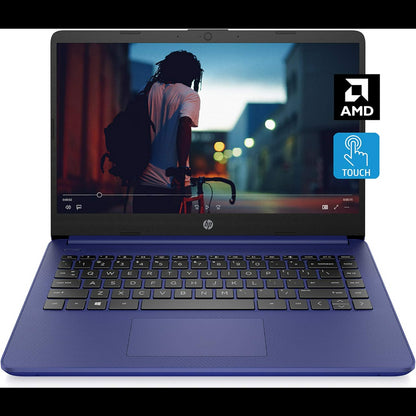 HP 14英寸笔记本电脑，AMD 3020e，4 GB RAM，64 GB eMMC 存储， Windows 10 家庭版，Microsoft 365