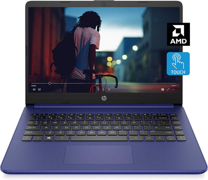 HP 14英寸笔记本电脑，AMD 3020e，4 GB RAM，64 GB eMMC 存储， Windows 10 家庭版，Microsoft 365