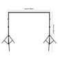 摄影必备：2 米背景架套装，配件齐全